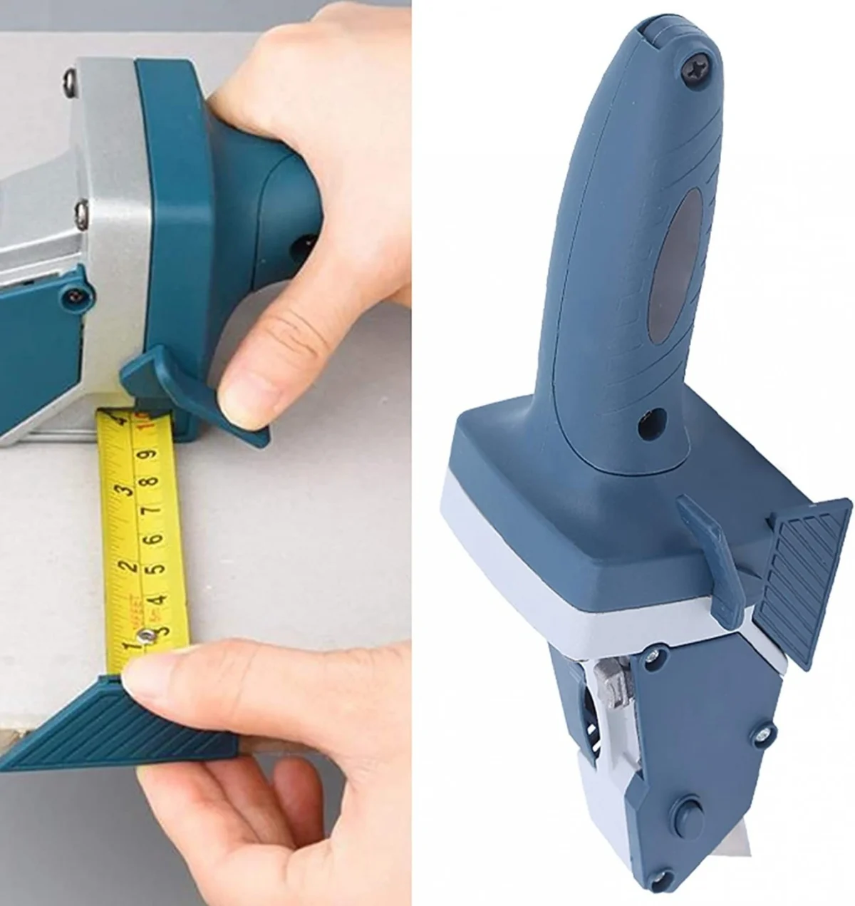 Κοπίδι - Φαλτσέτα για Κοπή Γυψοσανίδας με Ενσωματωμένο Μέτρο και Θέση για Μολύβι