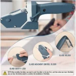 Κοπίδι - Φαλτσέτα για Κοπή Γυψοσανίδας με Ενσωματωμένο Μέτρο και Θέση για Μολύβι