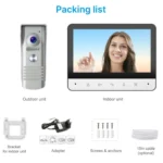 Αδιάβροχο Σετ Θυροτηλεόρασης7" - Θυροτηλέφωνο - RL-B7F Waterproof Wired Video Door Phone