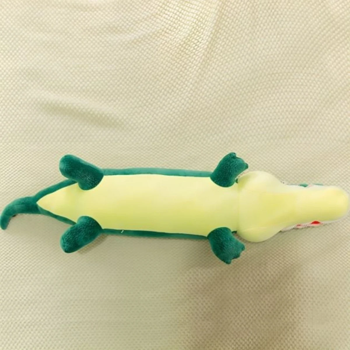 Μεγάλo Βελούδινo Λούτρινo Παιχνίδι Κροκόδειλος - 110x20εκ