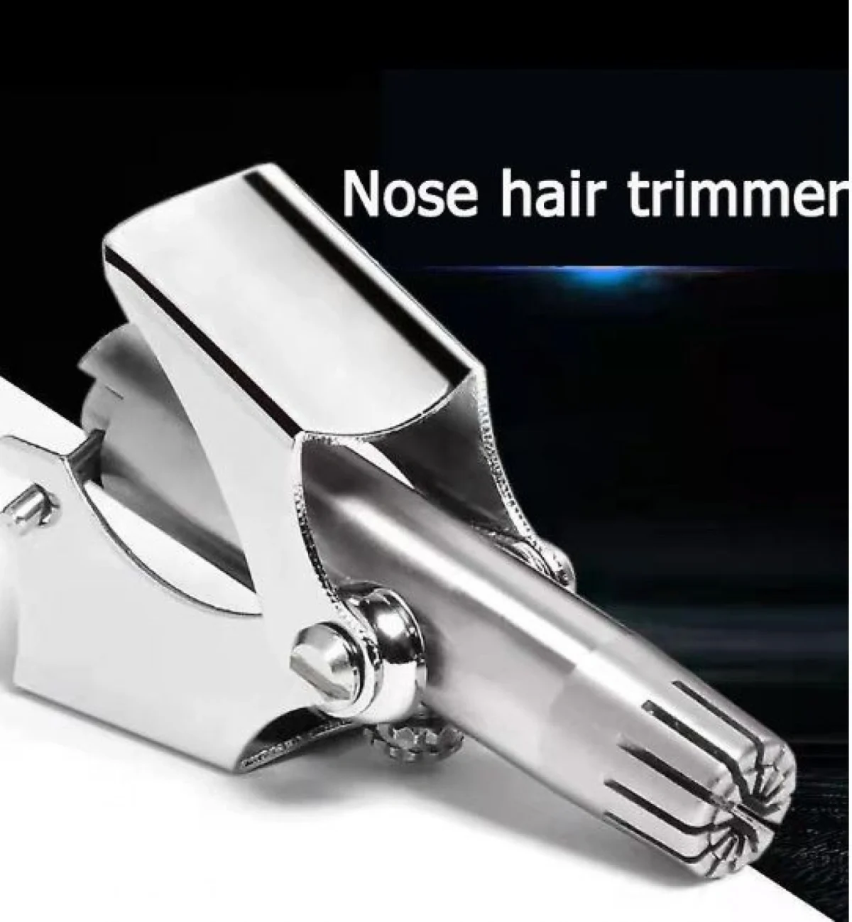 Χειροκίνητη Κουρευτική Μύτης για Ανδρες από Ανοξείδωτο Ατσάλι