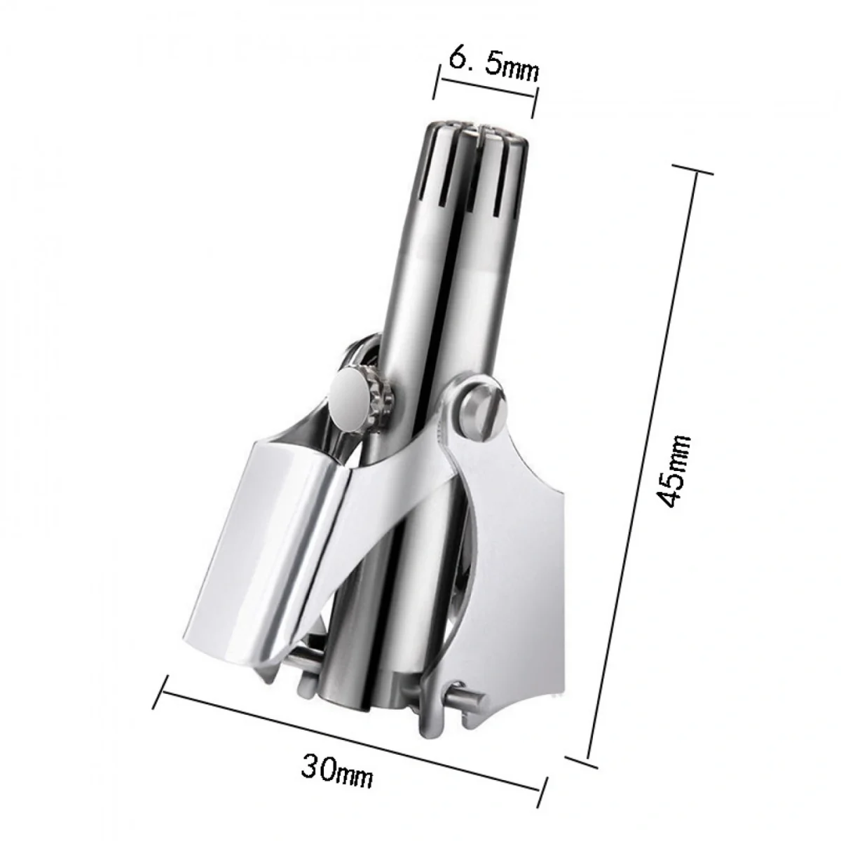 Χειροκίνητη Κουρευτική Μύτης για Ανδρες από Ανοξείδωτο Ατσάλι