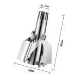 Χειροκίνητη Κουρευτική Μύτης για Ανδρες από Ανοξείδωτο Ατσάλι