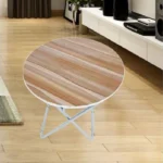 Στρογγυλό Τραπέζι Πτυσσόμενο με Σκελετό Αλουμινίου 80cm