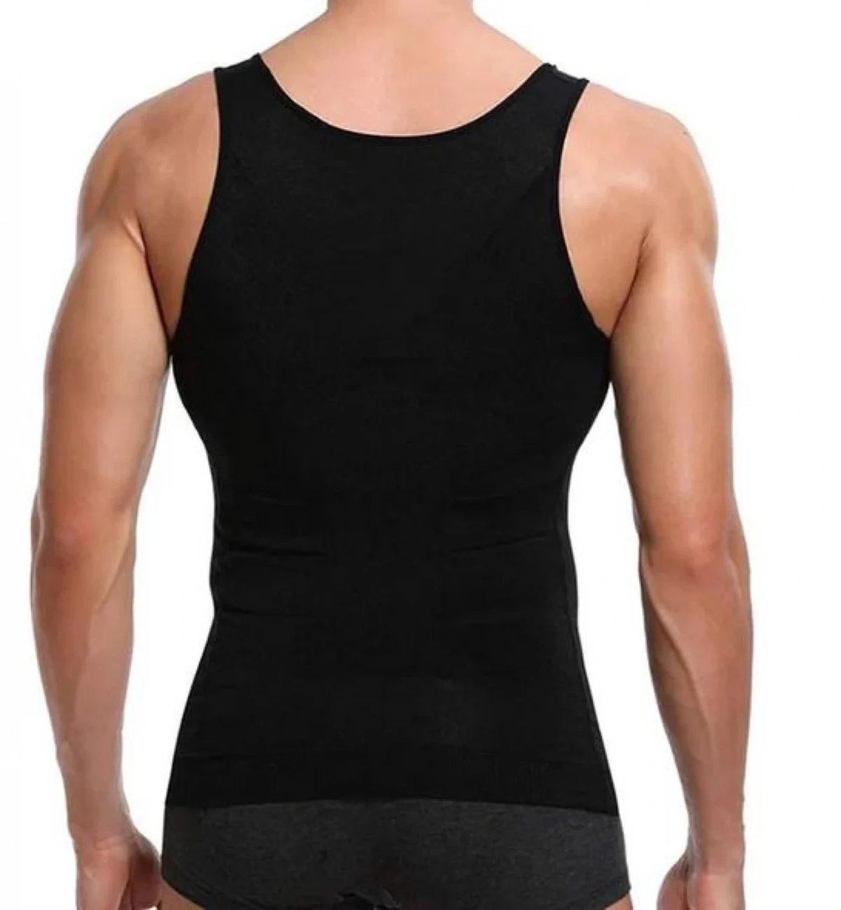 Ανδρική Φανέλα Σύσφιξης Και Αδυνατίσματος Lastex - Slim N Lift Shirt Μαύρο