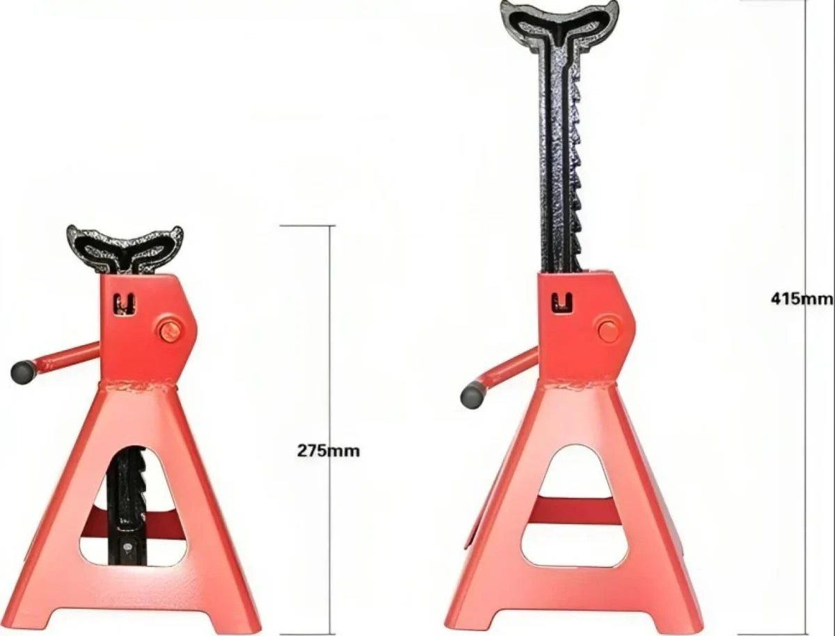 Σετ 2 Μηχανικοί Γρύλοι Ανύψωσης - Έως 3 Τόνους - Τρίποδα Jack Stand