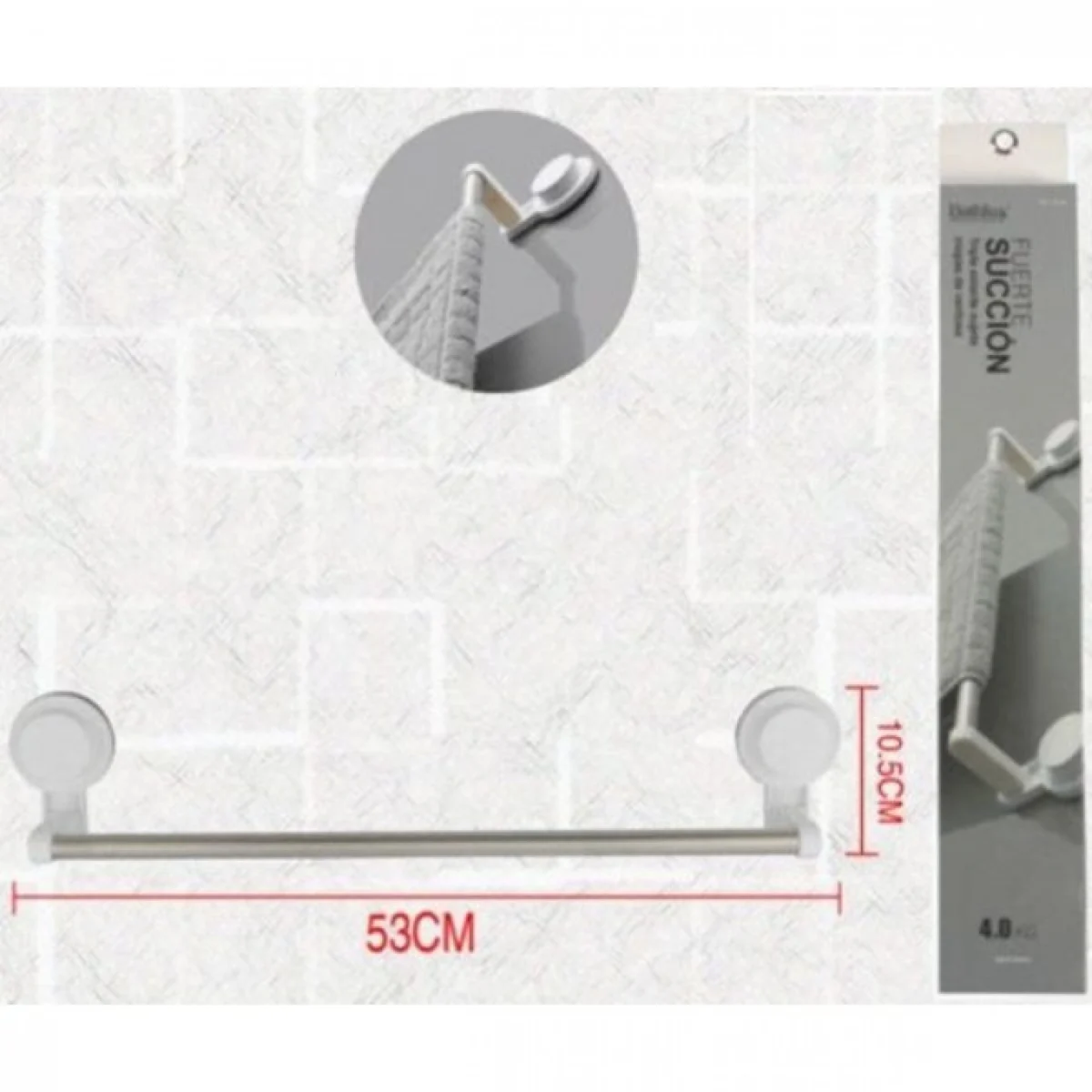 Πετσετοκρεμάστρα με Βεντούζες για το Μπάνιο και την Κουζίνα JS185015