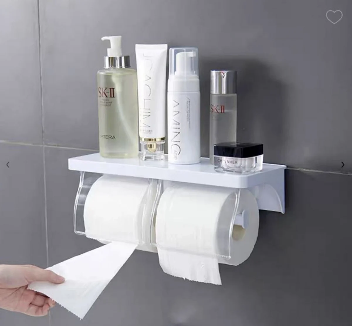 Αυτοκόλλητη Βάση Τουαλέτας για Χαρτί Υγείας - Toilet Paper Hanger