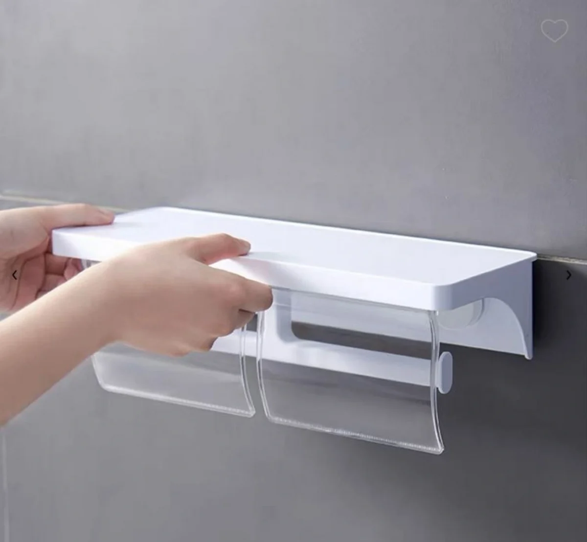 Αυτοκόλλητη Βάση Τουαλέτας για Χαρτί Υγείας - Toilet Paper Hanger
