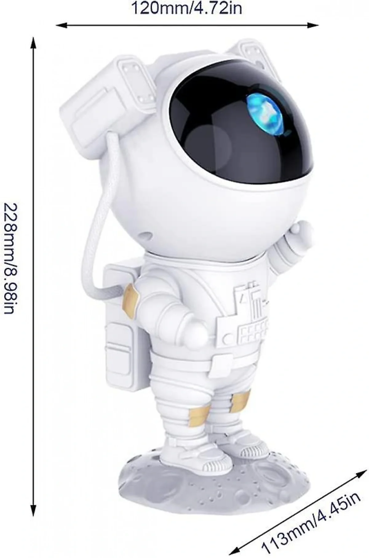 Galaxy Nightlight Projector LED Laser Αυγό Δεινόσαυρου με Ηχείο Bluetooth - Προτζέκτορας Αστεριών USB