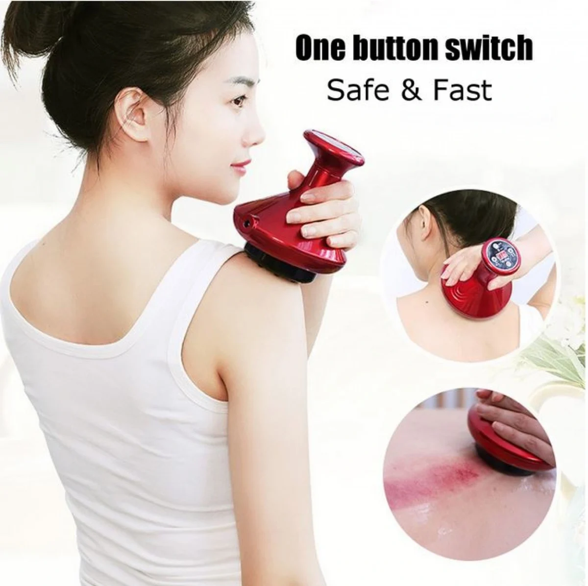 Επαναφορτιζόμενη Θεραπευτική Συσκευή - Βεντούζα για Μασάζ και Λιποδιάλυση - Intelligent Scraping Cupping