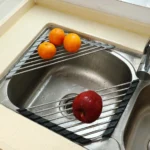 Γωνιακό Στραγγιστήρι Νεροχύτη Inox 15.5X41cm