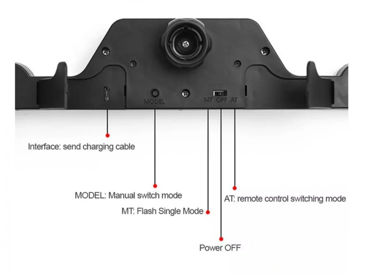Ηλιακό Επαναφορτιζόμενο Τρίγωνο Εκτακτης Ανάγκης Y-973