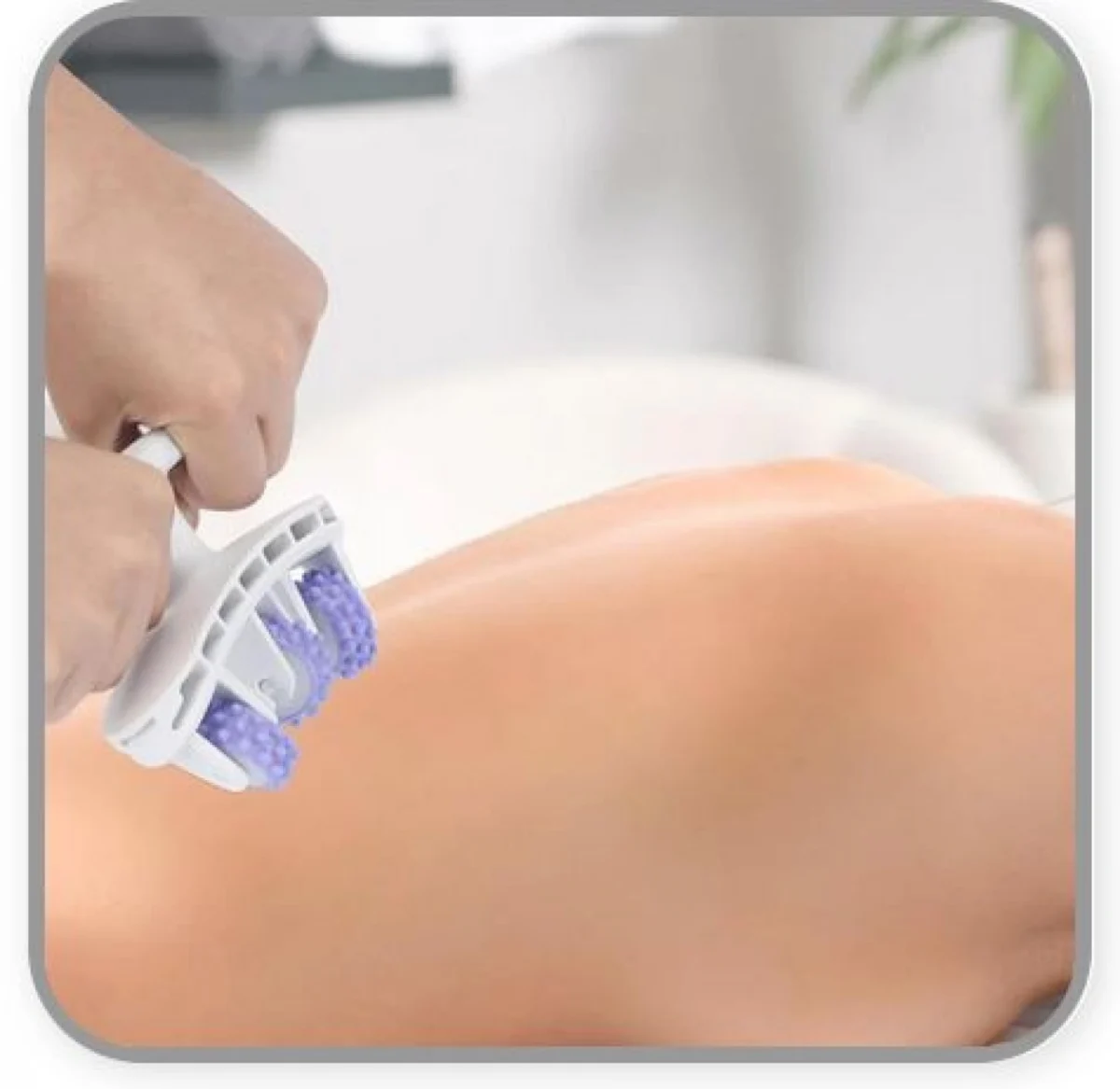 Συσκευή Μασάζ με Κυλίνδρους 360° για Μυική Ανακόυφιση και Μείωση Κυτταρίτιδας