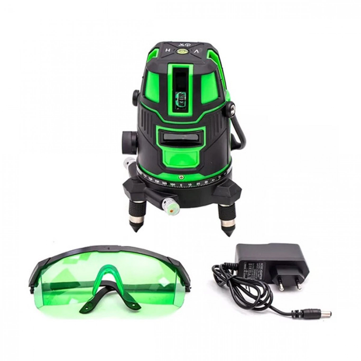 Επαγγελματικό Αλφάδι με 2 Ακτίνες Λέιζερ & Περιστροφή 360° Επαγγελματικό Αλφάδι με 2 Ακτίνες Λέιζερ & Περιστροφή 360°