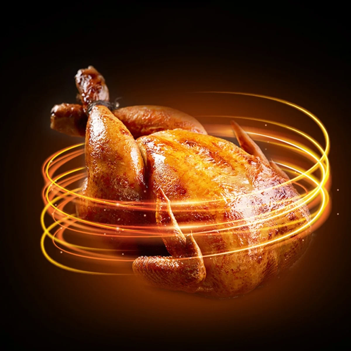 Φριτέζα Αέρος με Αποσπώμενο Κάδο 2.8lt Μαύρη Hoomei HM-5360 Air Fryer