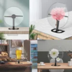 3D Επιτραπέζια Ολογραφική Διαφημιστική Οθόνη LED 30cm για Προβολή Φωτογραφιών & Βίντεο - 3D Hologram Fan