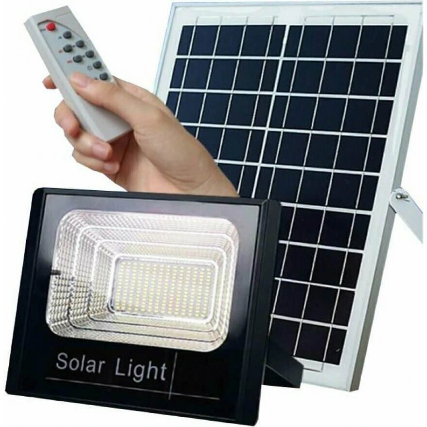 Αδιάβροχος Ηλιακός Προβολέας 100W με Φωτοβολταϊκό Πάνελ, Τηλεκοντρόλ & Χρονοδιακόπτη FO-88100 Αδιάβροχος Ηλιακός Προβολέας 100W με Φωτοβολταϊκό Πάνελ, Τηλεκοντρόλ & Χρονοδιακόπτη FO-88100