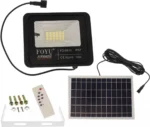 Αδιάβροχος Ηλιακός Προβολέας 100W με Φωτοβολταϊκό Πάνελ, Τηλεκοντρόλ & Χρονοδιακόπτη FO-88100