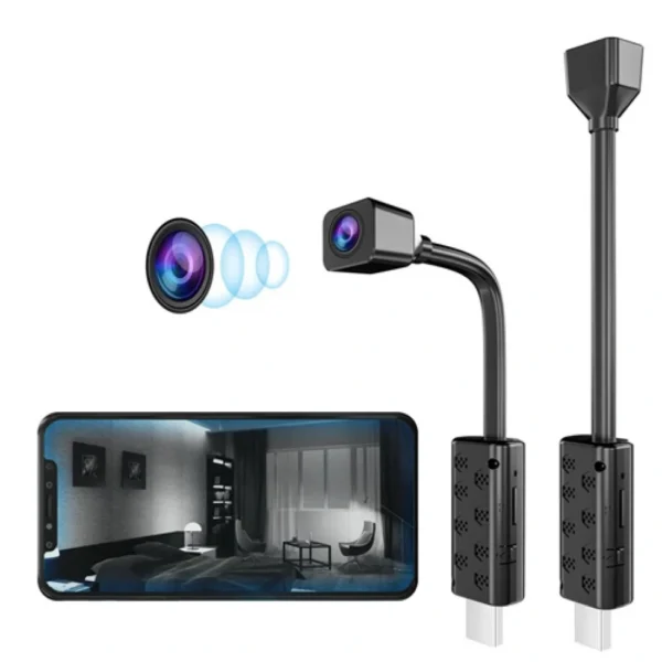 Κρυφή Κάμερα Παρακολούθησης Χωρητικότητας 32GB με Υποδοχή για Κάρτα Μνήμης Andowl Q-SX30