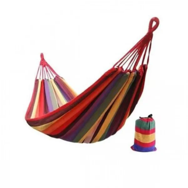 Μονή Αιώρα Υφασμάτινη Πολύχρωμη - Single Camping Hammock 190x80 cm