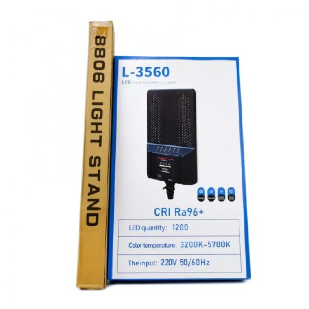 Αναδιπλούμενο Στούντιο Φωτογράφισης 80x80cm με Ενσωματωμένο Φωτισμό LED 80W 5500K - Photo Box Studio