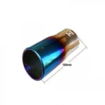 Διακοσμητικό Άκρο - Μπούκα Εξάτμισης Kαμένο απο Ανοξείδωτο Ατσάλι 15 cm