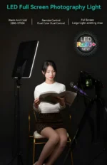 Αναδιπλούμενο Στούντιο Φωτογράφισης 80x80cm με Ενσωματωμένο Φωτισμό LED 80W 5500K - Photo Box Studio