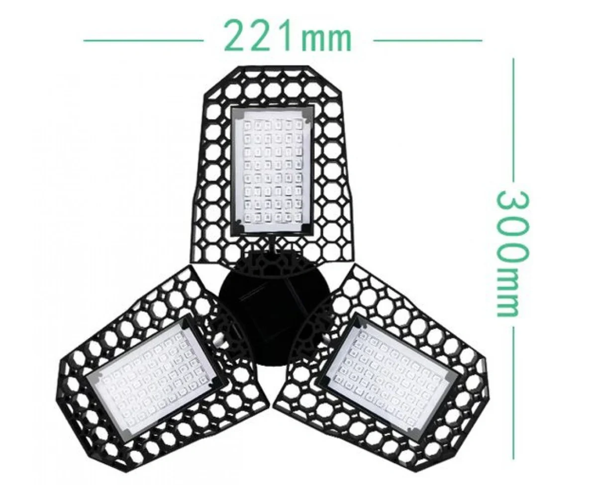 Φωτιστικό 60W LED Ανάπτυξης & Καλλιέργειας Φυτών Full Spectrum Λάμπα Θερμοκηπίου Εσωτερικού Χώρου - Plant Grow Panel Light