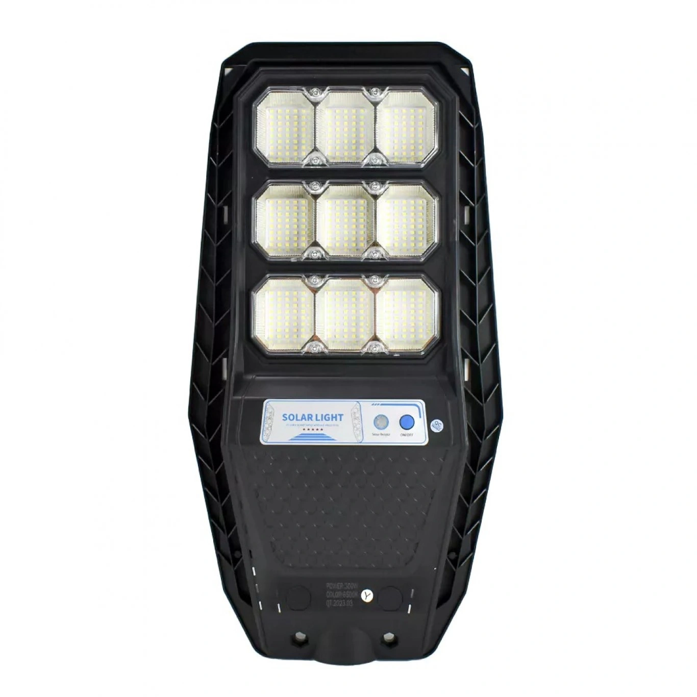 Ηλιακός Προβολέας Δρόμου 300W Solar Street Light M-300N Φωτιστικό Εξωτερικού Χώρου με Φωτοβολταϊκό Πάνελ Ηλιακός Προβολέας Δρόμου 300W Solar Street Light M-300N Φωτιστικό Εξωτερικού Χώρου με Φωτοβολταϊκό Πάνελ