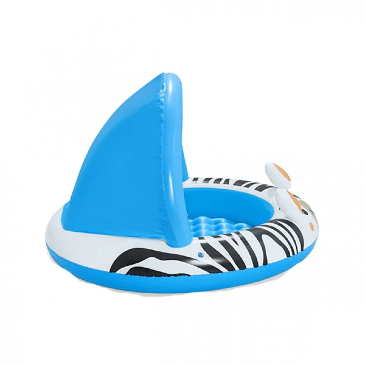 Παιδίκη Πισίνα Ζέβρα Με Σκίαστρο 97x66 cm
