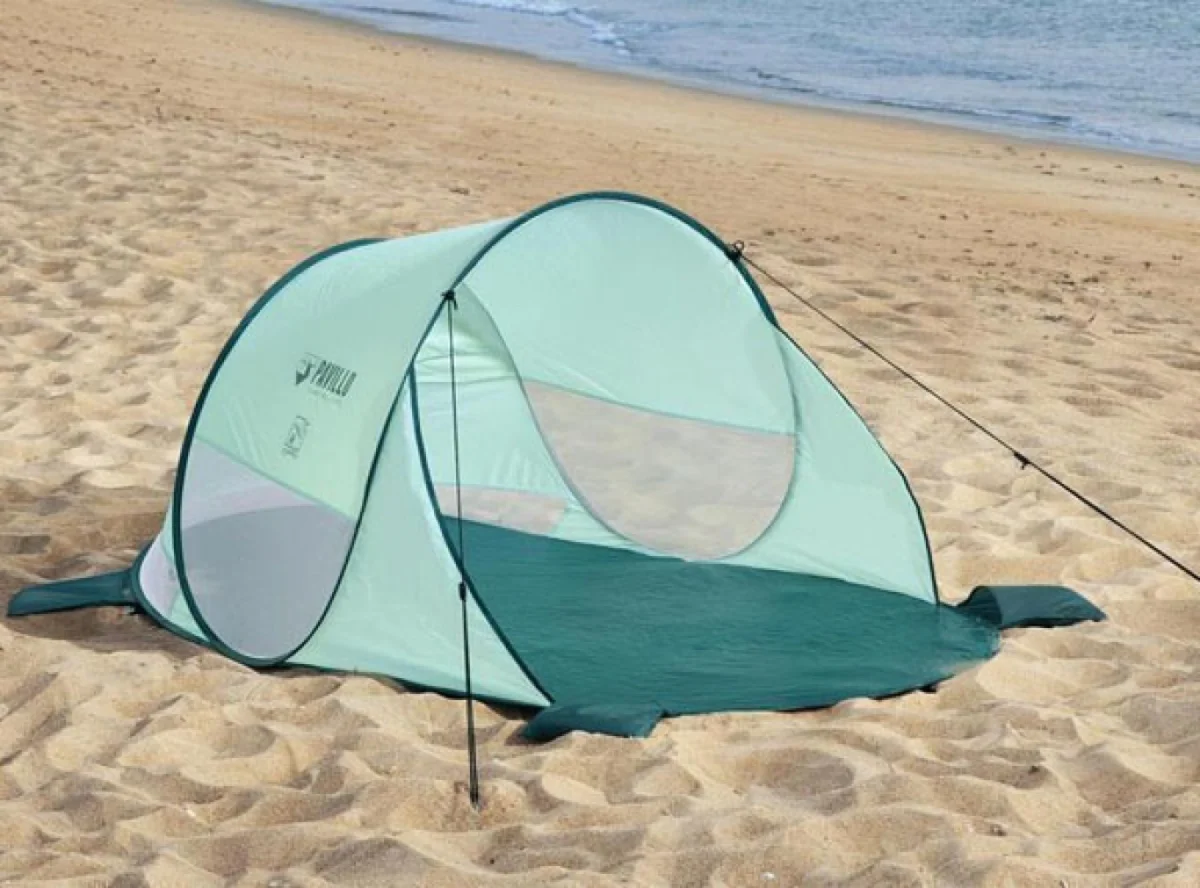 Τέντα/Σκίαστρο Παραλίας Pavillo σε Πράσινο Χρώμα 192x120x85 cm