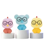 Παιδικό Διακοσμητικό Φωτιστικό Πορτατίφ LED - Ζωάκι με Γυαλιά - 21 cm