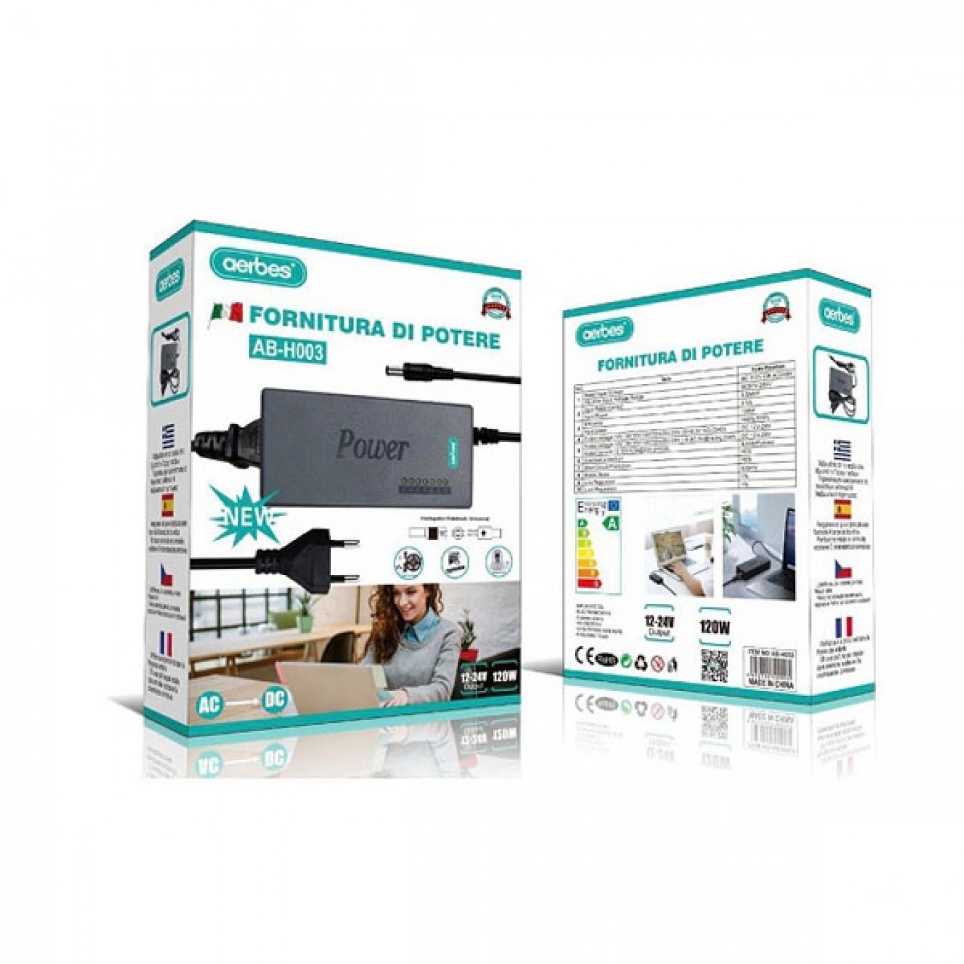 Universal Τροφοδοτικό 12-24V 120W AB-H003 Universal Τροφοδοτικό 12-24V 120W AB-H003