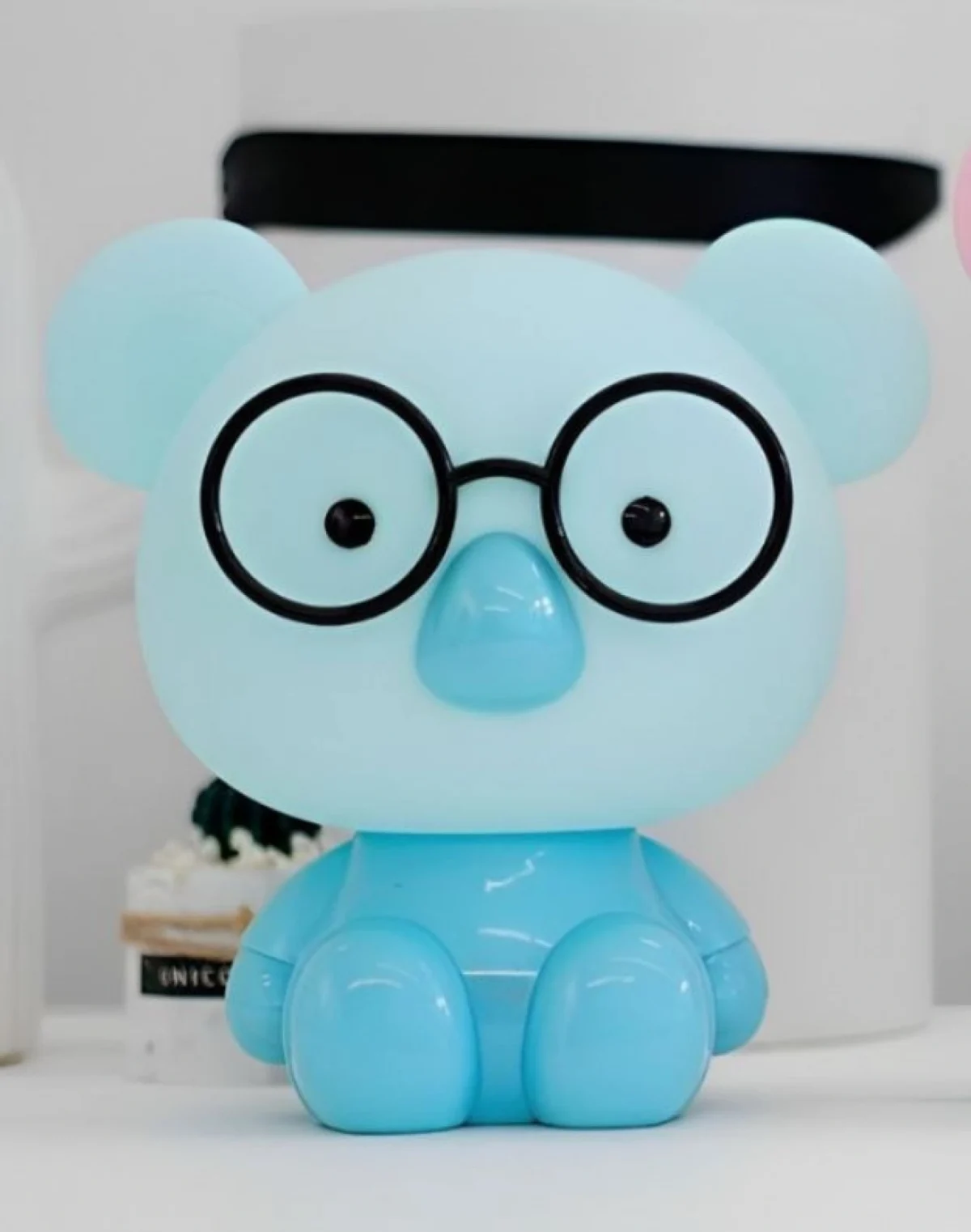 Παιδικό Διακοσμητικό Φωτιστικό Πορτατίφ LED - Ζωάκι με Γυαλιά - 21 cm