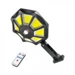 Αδιάβροχος Ηλιακός Προβολέας με 168 COB LED - Φωτιστικό Δρόμου με Τηλεχειριστήριο, Ανιχνευτή Κίνησης, Φωτοκύτταρο & Φωτοβολταϊκό Πάνελ AB-TA143A