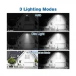 Αδιάβροχος Ηλιακός Προβολέας με 168 COB LED - Φωτιστικό Δρόμου με Τηλεχειριστήριο, Ανιχνευτή Κίνησης, Φωτοκύτταρο & Φωτοβολταϊκό Πάνελ AB-TA143A