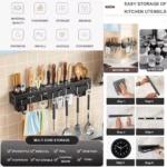 Πολυλειτουργική Κρεμάστρα - Σχάρα Αποθήκευσης Κουζίνας 60εκ