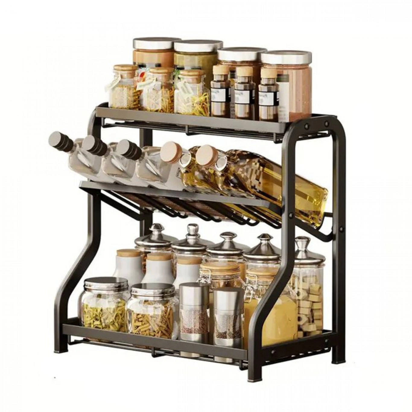 Μεταλλική Βοηθητική Ραφιέρα Κουζίνας-Πάγκου 36.5x20x35cm Μεταλλική Βοηθητική Ραφιέρα Κουζίνας-Πάγκου 36.5x20x35cm