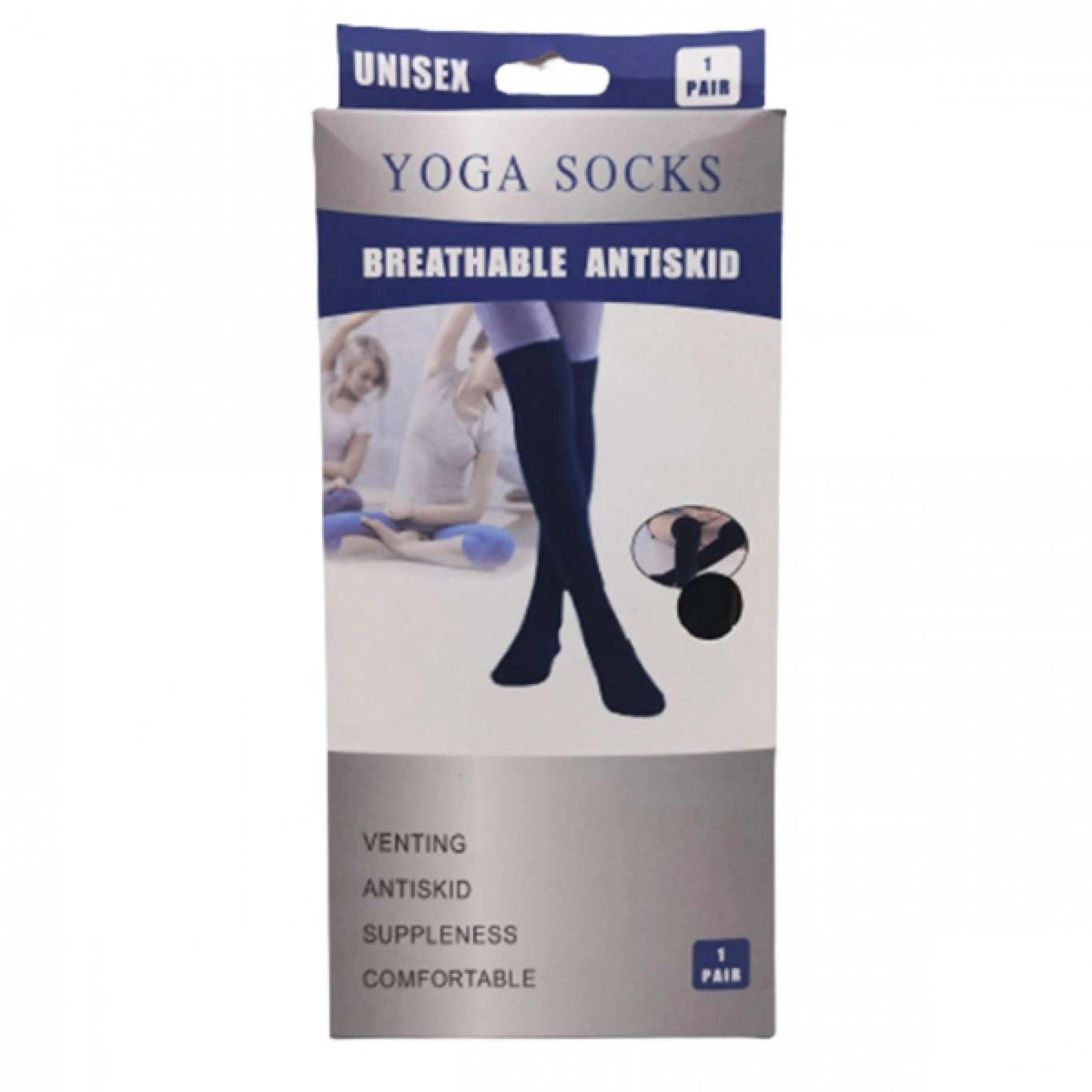 Μακριές Μαύρες Κάλτσες για Γιόγκα Μαύρες 1 Ζευγάρι Μακριές Μαύρες Κάλτσες για Γιόγκα Μαύρες 1 Ζευγάρι