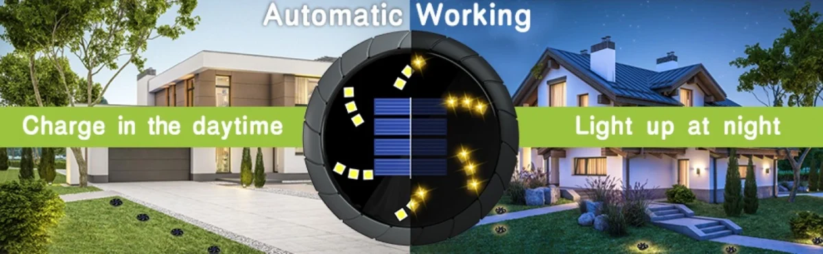 Σετ 4 τμχ Ηλιακά Χωνευτά Αυτόνομα Φώτα με 18LED Ψυχρού Φωτισμού Κήπου - Χώματος με Φωτοκύτταρο
