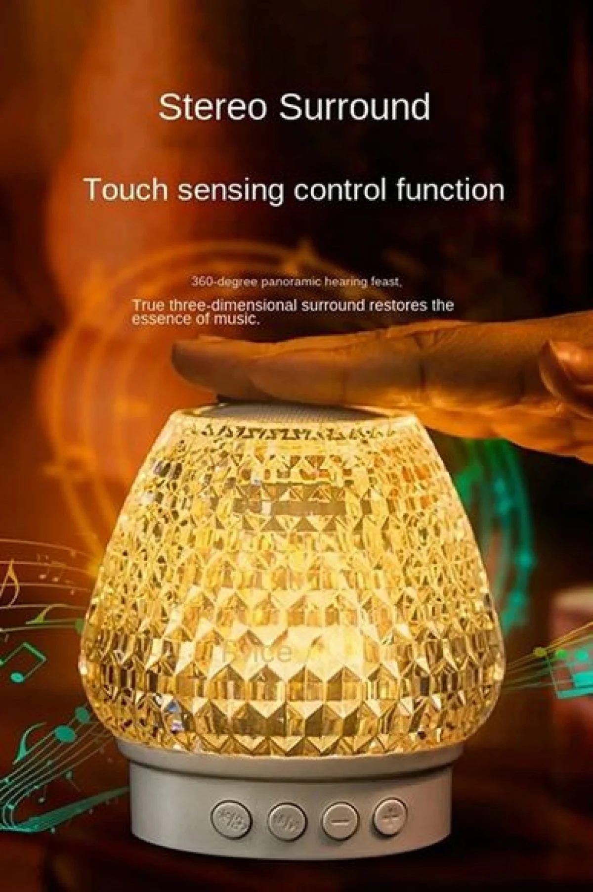 Ασύρματο TWS Bluetooth Φορητό Ηχείο με Φωτιστικό G5S