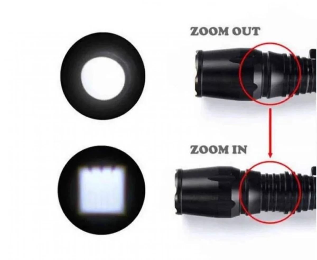 Επαναφορτιζόμενος Φακός T6 Cree LED Bailong BL-1831