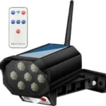 Αδιάβροχο Ηλιακό 35 LED Φωτιστικό Δρόμου & Ομοίωμα Κάμερας Ασφαλείας Dummy με Φωτοκύτταρο, Αισθητήρα Κίνησης & Τηλεχειριστήριο