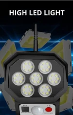 Αδιάβροχο Ηλιακό 35 LED Φωτιστικό Δρόμου & Ομοίωμα Κάμερας Ασφαλείας Dummy με Φωτοκύτταρο, Αισθητήρα Κίνησης & Τηλεχειριστήριο