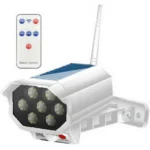 Αδιάβροχο Ηλιακό 35 LED Φωτιστικό Δρόμου & Ομοίωμα Κάμερας Ασφαλείας Dummy με Φωτοκύτταρο, Αισθητήρα Κίνησης & Τηλεχειριστήριο