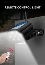 Αδιάβροχο Ηλιακό 42 LED Φωτιστικό Δρόμου & Ομοίωμα Κάμερας Ασφαλείας Dummy με Φωτοκύτταρο, Αισθητήρα Κίνησης & Τηλεχειριστήριο