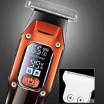 Kemei KM-1986Z+PG Επαγγελματική Κουρευτική Μηχανή 5W Επαναφορτιζόμενη Ρυθμιζόμενου Μήκους Κοπής με Ψηφιακή Ένδειξη - Professional Hair Trimmer