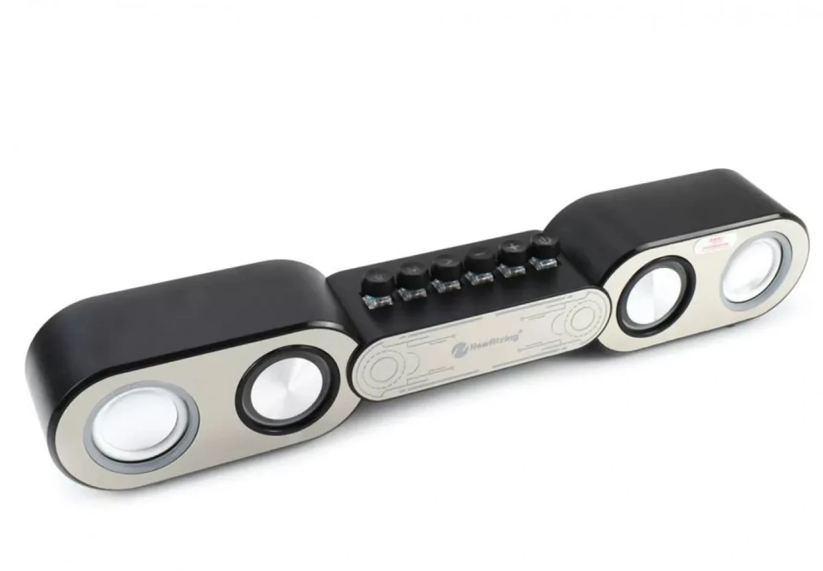 Ασύρματη Μπάρα Ήχου Bluetooth RGB LED 5W*2 USB FM Handsfree NewRixing Soundbar NR-666 – Μαύρο