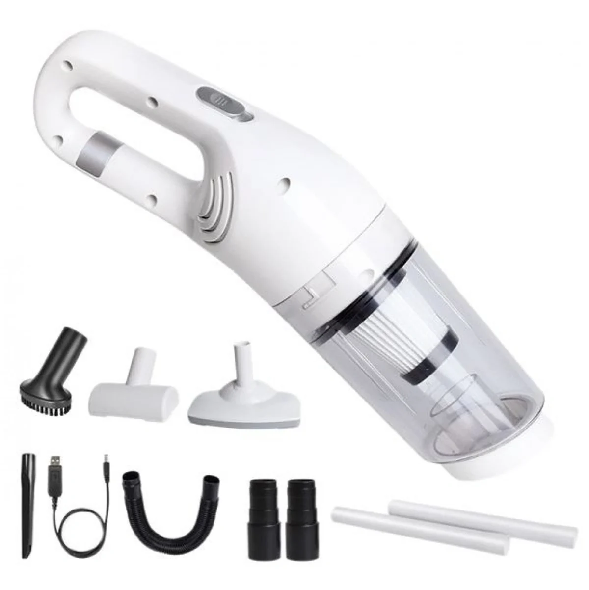 Ασύρματη Επαναφορτιζόμενη USB Μίνι Ηλεκτρική Σκούπα Στικ με Προέκταση JB-168